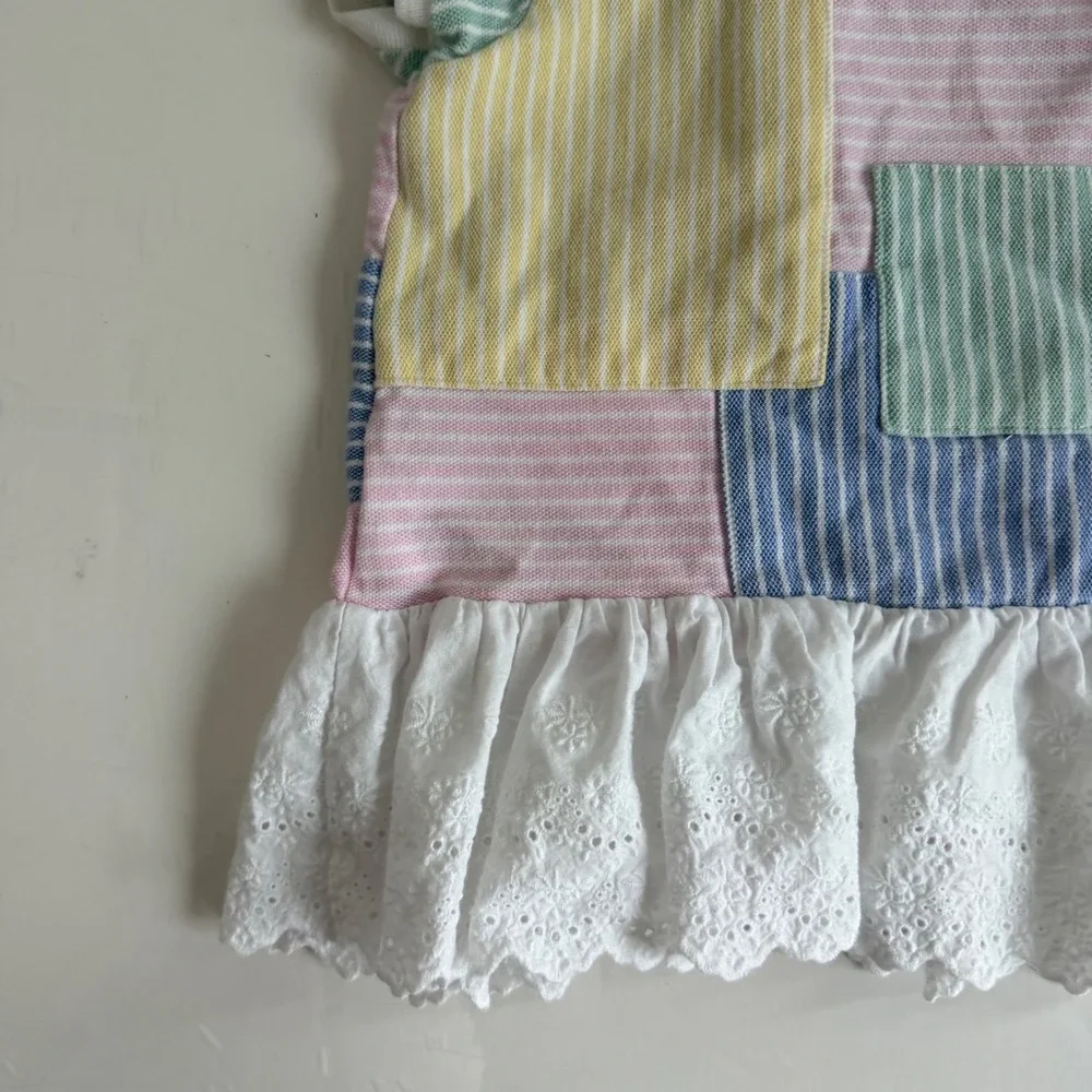 Ralph Lauren Baby Pastel Patchwork Dress Size 3 Months